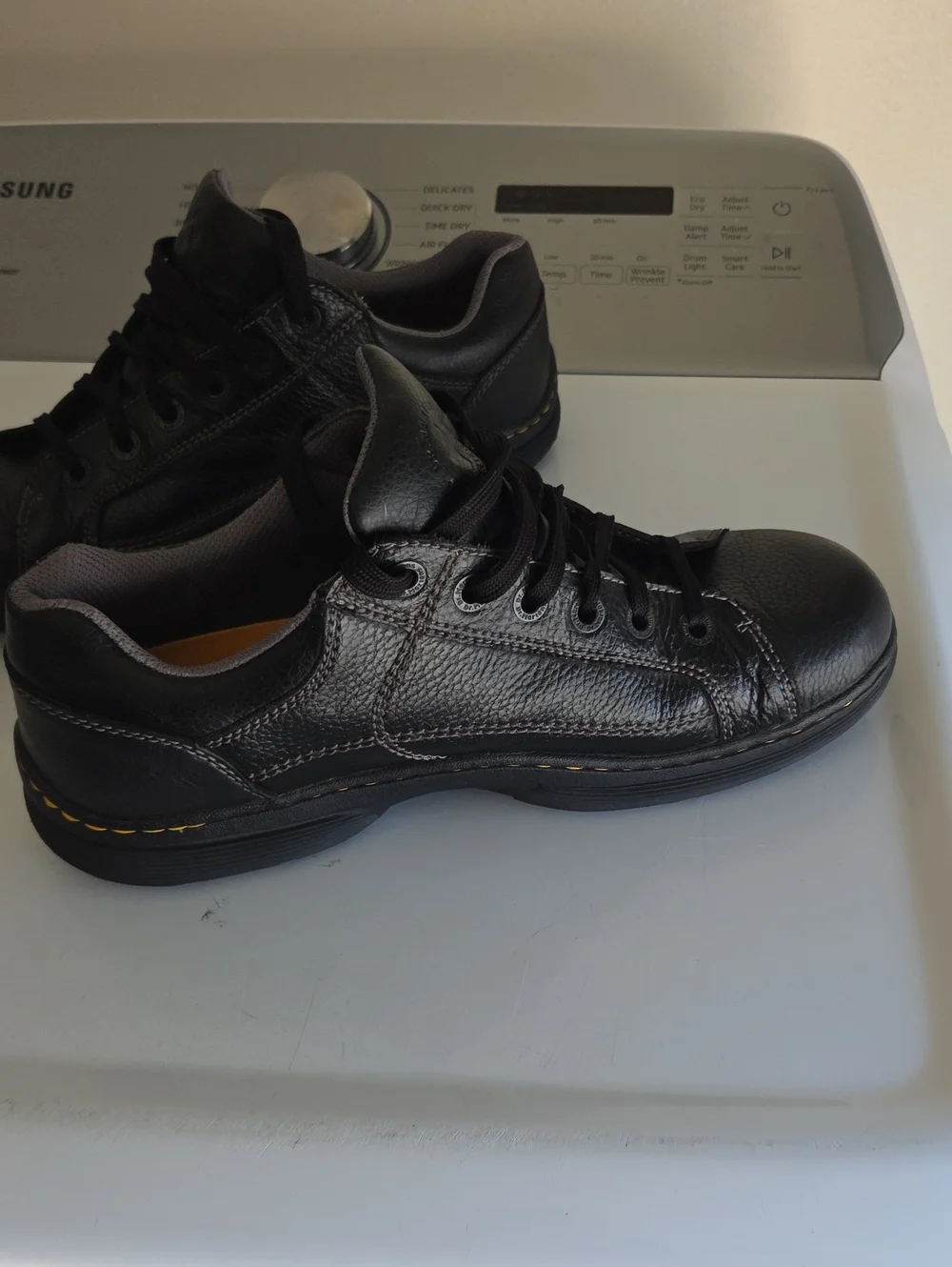 Doc Dr Martens Adirondack Black Leather Casual Oxford Sneakers Shoes Mens Sz 11
